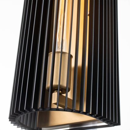Quintiesse - Applique da parete LINARA 1xE27/60W/230V nero/oro