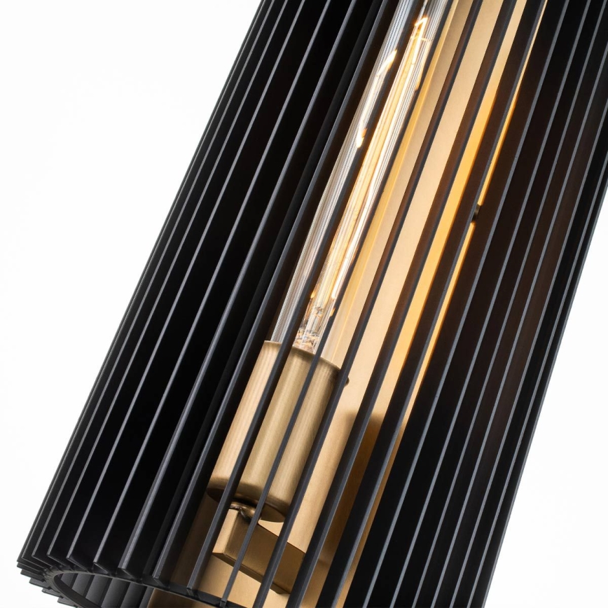 Quintiesse - Applique da parete LINARA 1xE27/60W/230V nero/oro