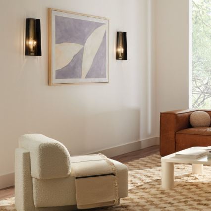 Quintiesse - Applique da parete LINARA 1xE27/60W/230V nero/oro