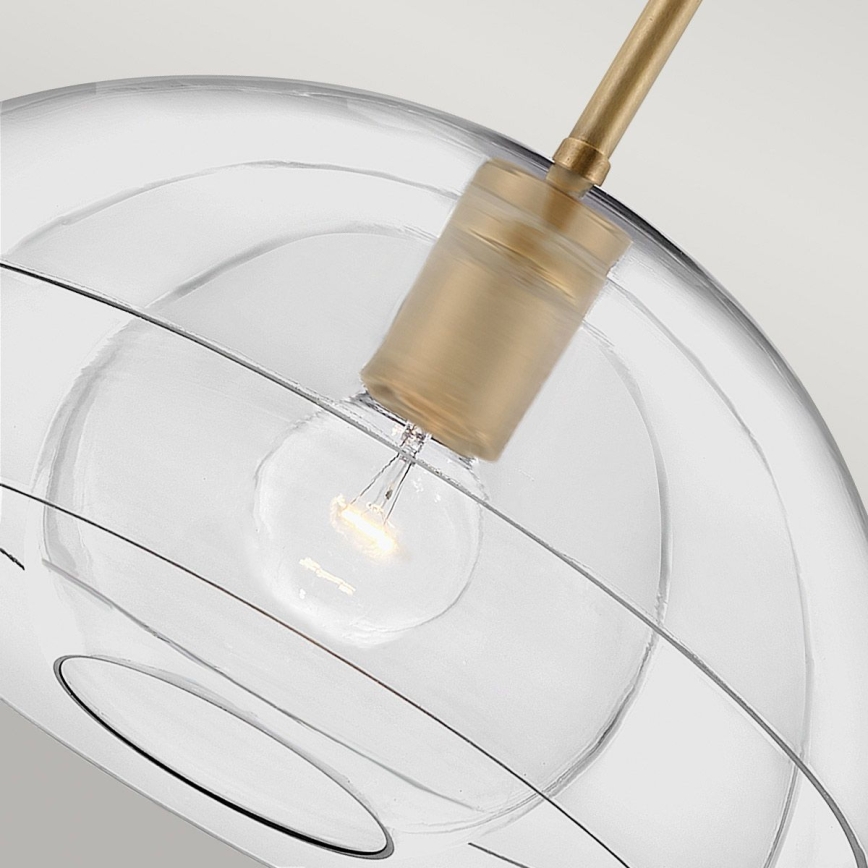 Quintiesse - Lampada a sospensione con asta LOTUS 1xE27/60W/230V Ø 40,7 cm oro