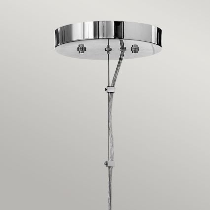 Quintiesse - Lampadario LED a sospensione MONDO 8xG9/3W/230V Ø 71,3 cm cromo lucido