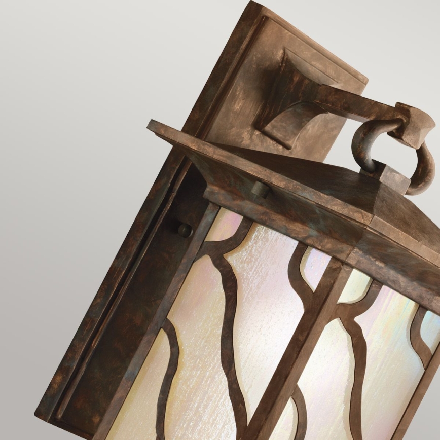 Quintiesse - Lampada da parete per esterni MORRIS L 1xE27/60W/230V IP44 bronzo