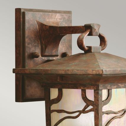 Quintiesse - Applique da esterno MORRIS S 1xE27/60W/230V IP44 finitura bronzo