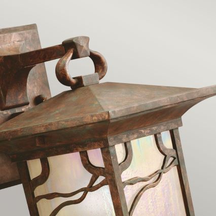 Quintiesse - Applique da esterno MORRIS S 1xE27/60W/230V IP44 finitura bronzo