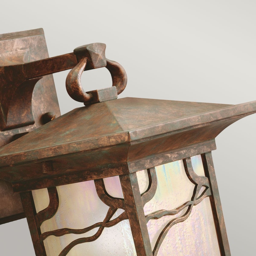 Quintiesse - Applique da esterno MORRIS S 1xE27/60W/230V IP44 finitura bronzo