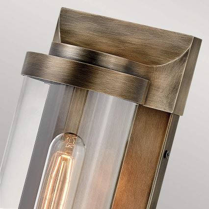 Quintiesse - Applique da esterno PEARSON M 1xE27/60W/230V IP44 bronzo