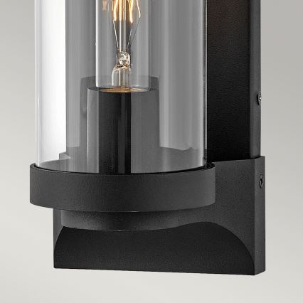 Quintiesse - Lampada da parete per esterni PEARSON M 1xE27/60W/230V IP44 nera