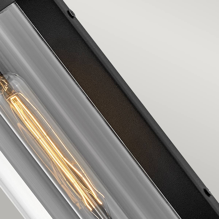 Quintiesse - Lampada da parete per esterni PEARSON M 1xE27/60W/230V IP44 nera