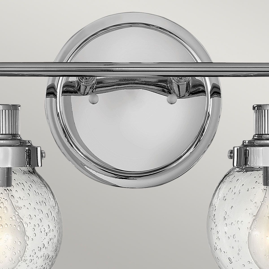 Quintiesse - Applique da bagno POPPY 2xE27/60W/230V IP44 cromo lucido
