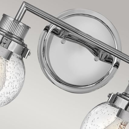 Quintiesse - Applique da bagno POPPY 2xE27/60W/230V IP44 cromo lucido
