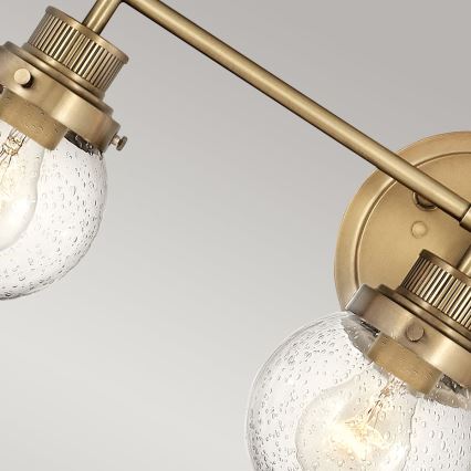 Quintiesse - Applique da bagno POPPY 3xE27/60W/230V IP44, finitura oro