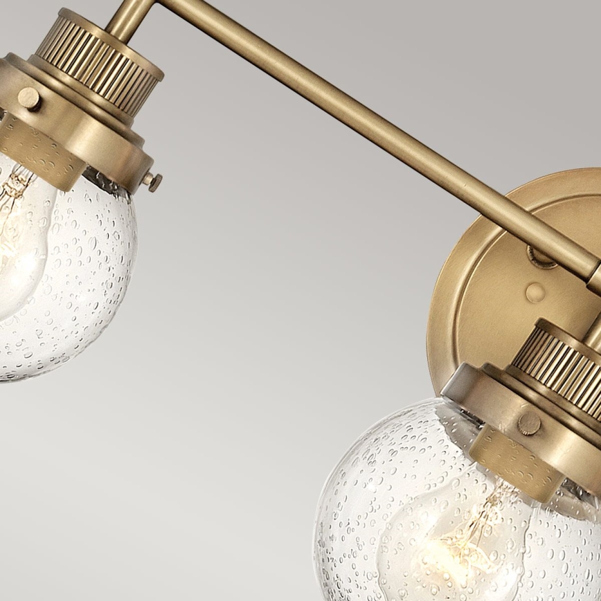 Quintiesse - Applique da bagno POPPY 3xE27/60W/230V IP44, finitura oro