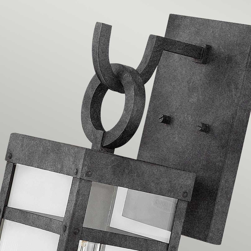 Quintiesse - Lampada da parete esterna PORTER M 1xE27/60W/230V IP44 nera