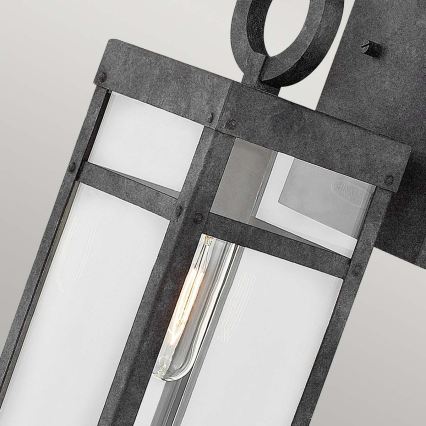 Quintiesse - Lampada da parete esterna PORTER M 1xE27/60W/230V IP44 nera