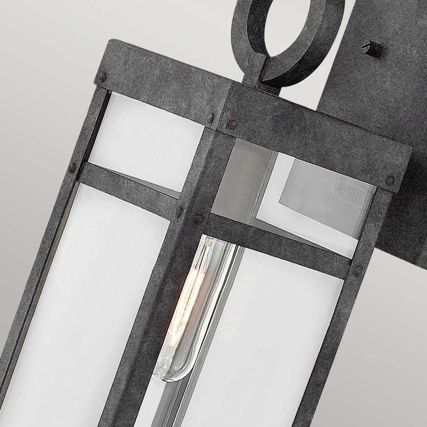 Quintiesse - Lampada da parete esterna PORTER M 1xE27/60W/230V IP44 nera