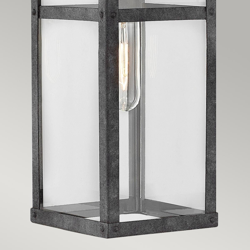 Quintiesse - Lampada da parete esterna PORTER M 1xE27/60W/230V IP44 nera
