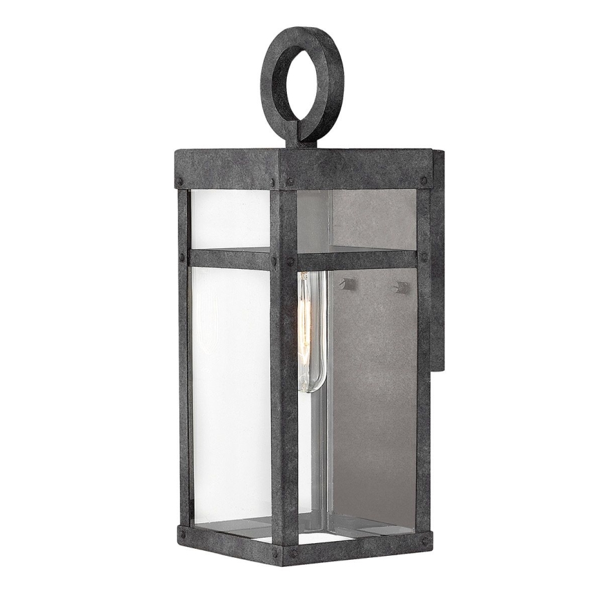 Quintiesse - Applique da esterno PORTER S 1xE27/60W/230V IP44 nera