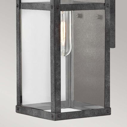 Quintiesse - Applique da esterno PORTER S 1xE27/60W/230V IP44 nera