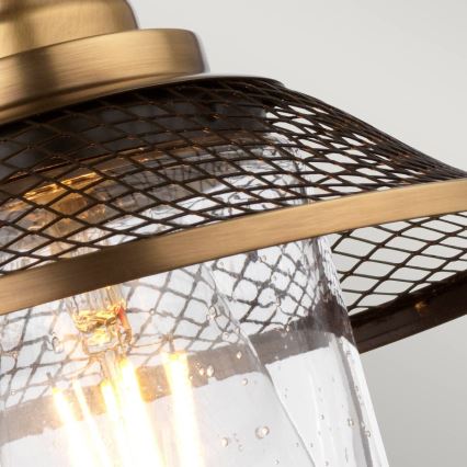 Quintiesse - Applique da bagno RIGBY 1xE27/40W/230V IP44 bronzo