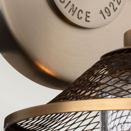 Quintiesse - Applique da bagno RIGBY 1xE27/40W/230V IP44 bronzo