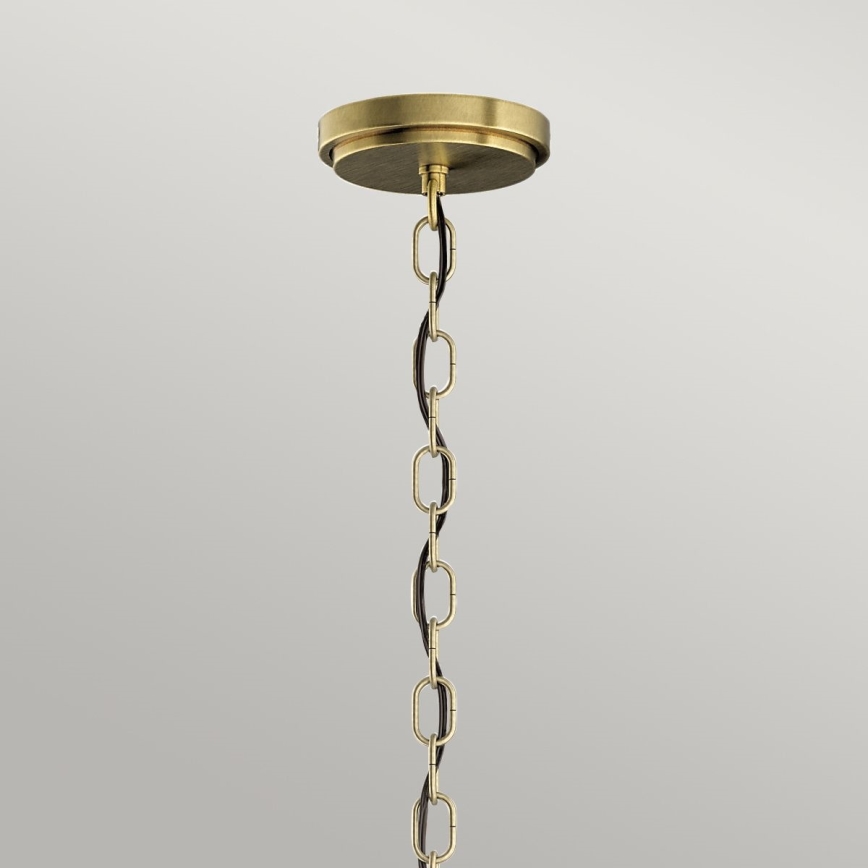 Quintiesse - Lampadario a catena ROUX 3xE27/60W/230V Ø 40,6 cm dorato