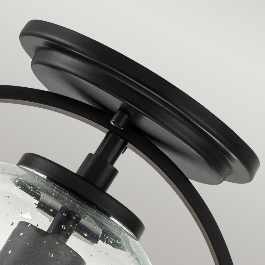 Quintiesse - Plafoniera SOMERSET 1xE27/60W/230V Ø 28,2 cm nera