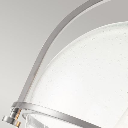 Quintiesse - Plafoniera SOMERSET 1xE27/60W/230V Ø 28,2 cm cromo opaco