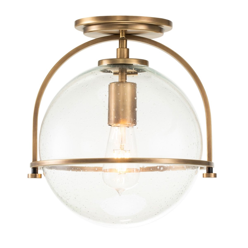 Quintiesse - Plafoniera SOMERSET 1xE27/60W/230V Ø 28,2 cm oro