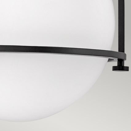 Quintiesse - Plafoniera SOMERSET 1xE27/60W/230V Ø 28,2 cm nero