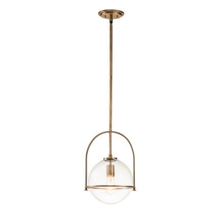 Quintiesse - Lampadario su asta SOMERSET 1xE27/60W/230V Ø 28,9 cm bronzo