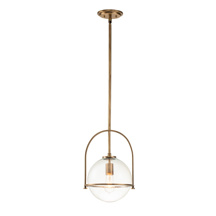 Quintiesse - Lampadario su asta SOMERSET 1xE27/60W/230V Ø 28,9 cm bronzo
