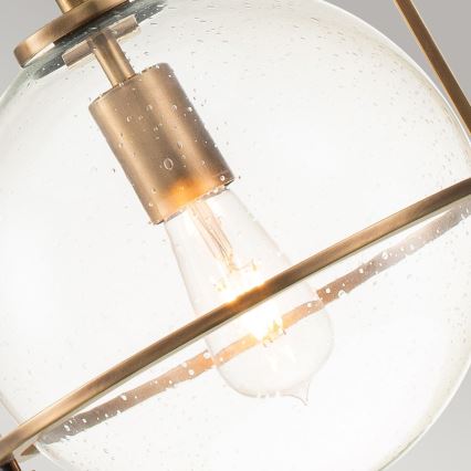 Quintiesse - Lampadario su asta SOMERSET 1xE27/60W/230V Ø 28,9 cm bronzo