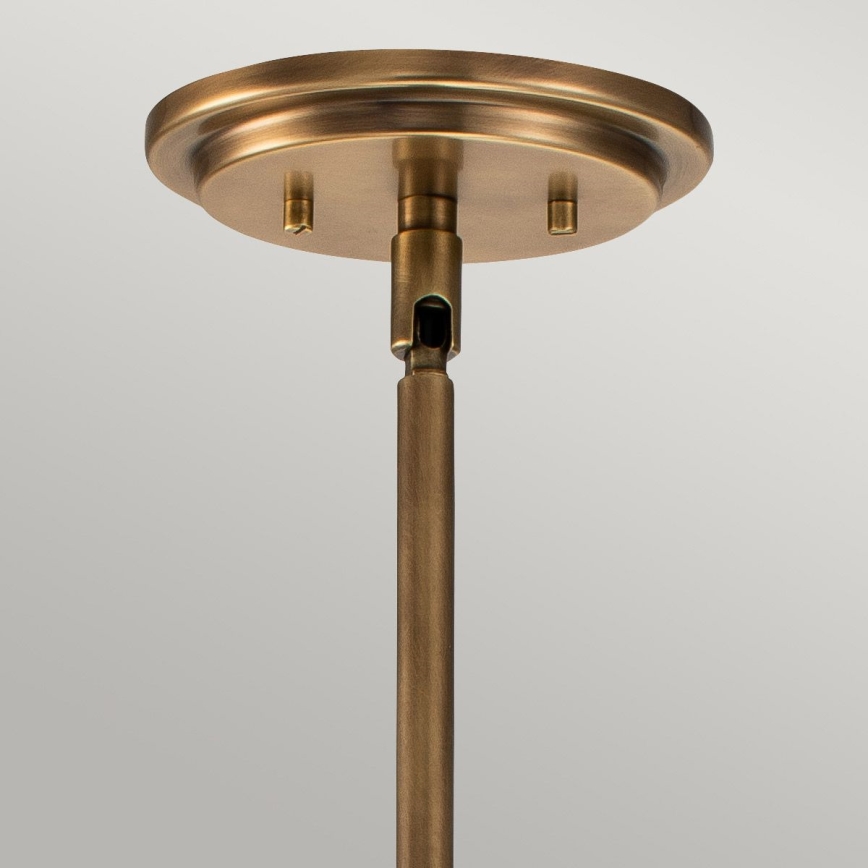 Quintiesse - Lampadario su asta SOMERSET 1xE27/60W/230V Ø 28,9 cm bronzo