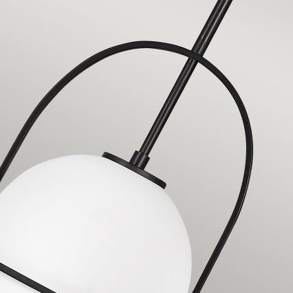 Quintiesse - Lampada a sospensione su asta SOMERSET 1xE27/60W/230V Ø 28,9 cm, nero