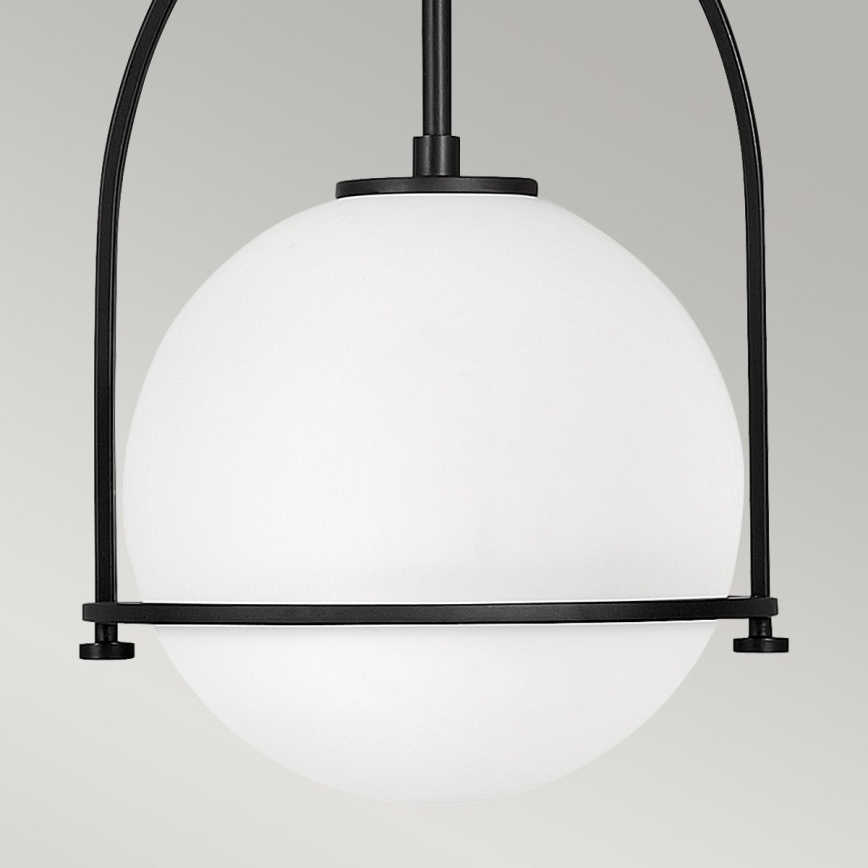 Quintiesse - Lampada a sospensione su asta SOMERSET 1xE27/60W/230V Ø 28,9 cm, nero