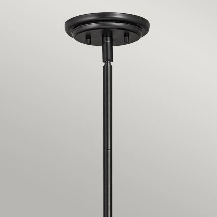 Quintiesse - Lampada a sospensione su asta SOMERSET 1xE27/60W/230V Ø 28,9 cm, nero