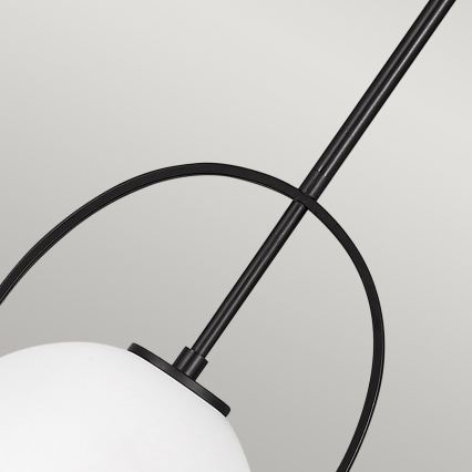Quintiesse - Lampada a sospensione su asta SOMERSET 1xE27/60W/230V Ø 28,9 cm, nero