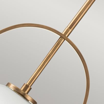 Quintiesse - Lampadario a stelo SOMERSET 1xE27/60W/230V Ø 28,9 cm bronzo