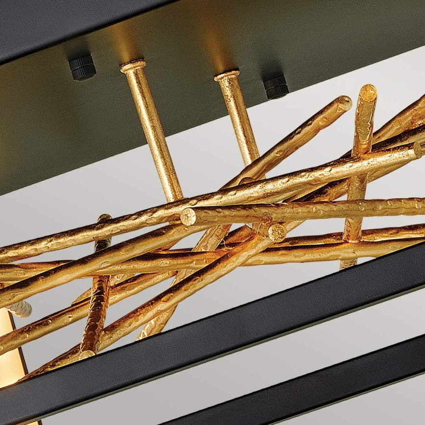 Quintiesse - Plafoniera LED STYX LED/8W/230V nera/dorata