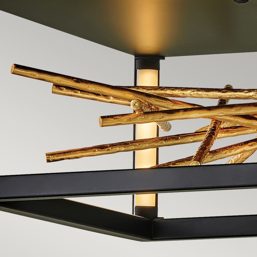 Quintiesse - Plafoniera LED STYX LED/8W/230V nera/dorata