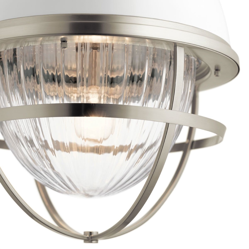 Quintiesse - Lampada a sospensione su asta TOLLIS 1xE27/40W/230V Ø 40,8 cm cromo opaco