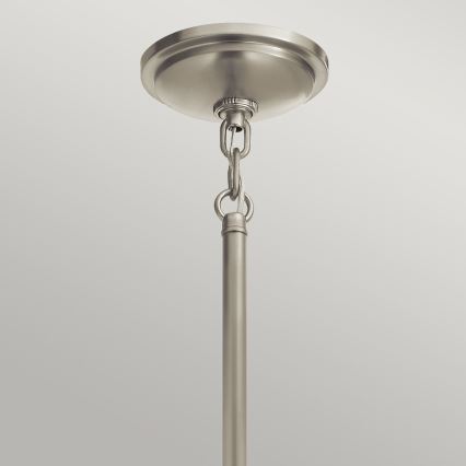 Quintiesse - Lampada a sospensione su asta TOLLIS 1xE27/40W/230V Ø 40,8 cm cromo opaco