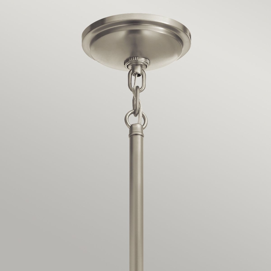 Quintiesse - Lampada a sospensione su asta TOLLIS 1xE27/40W/230V Ø 40,8 cm cromo opaco