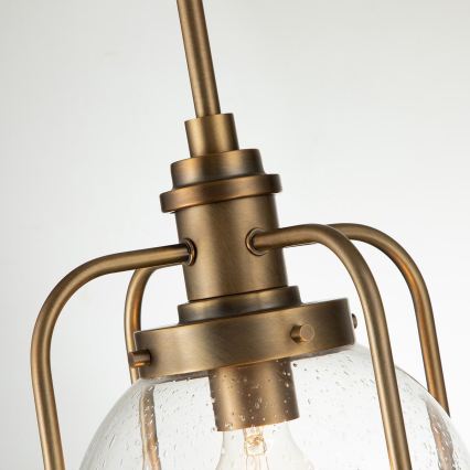 Quintiesse - Lampada da esterno su asta TRIOCENT 1xE27/40W/230V Ø 24 cm IP44 bronzo