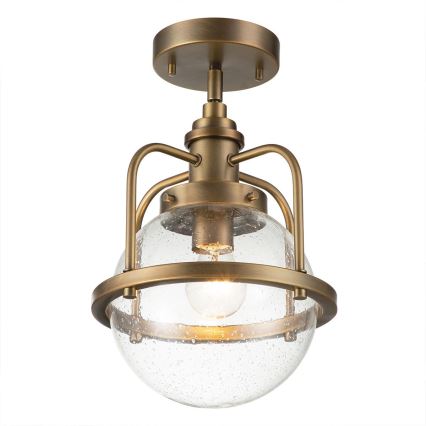 Quintiesse - Lampada da esterno su asta TRIOCENT 1xE27/40W/230V Ø 24 cm IP44 bronzo