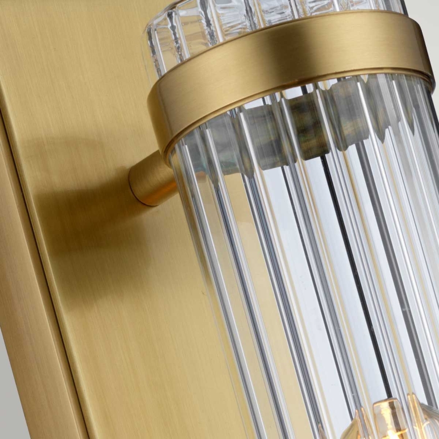 Quintiesse - Applique da bagno a LED WELLINGTON 1xE27/7W/230V IP44 dorata