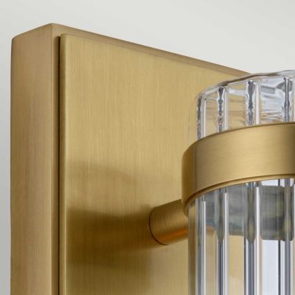 Quintiesse - Applique da bagno a LED WELLINGTON 1xE27/7W/230V IP44 dorata