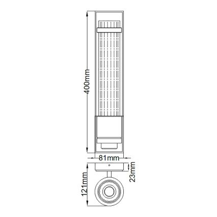 Quintiesse - Applique da bagno WELLINGTON 1xE27/60W/230V IP44 cromo lucido