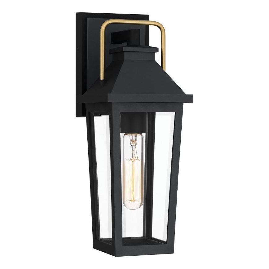 Quoizel - Applique da esterno BUCKLEY 1xE27/40W/230V IP44 nero