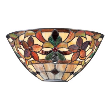 Quoizel - Lampada da parete Tiffany KAMI 2xE14/60W/230V